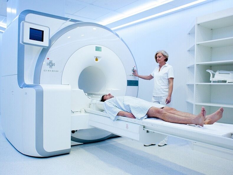 MRI diagnosis of discharge during wakefulness